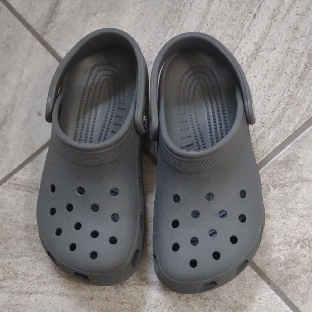 Kids Gray Crocs